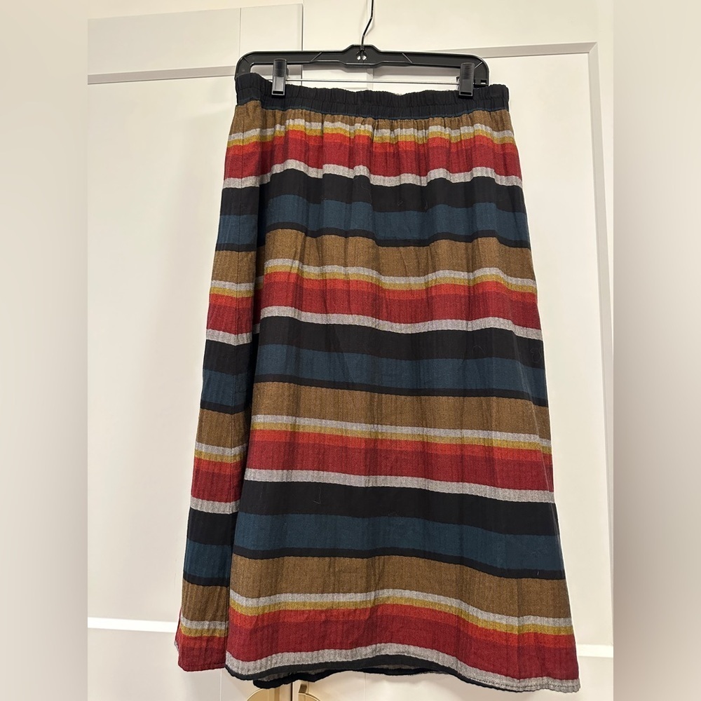 Old Navy Multicolor Striped Midi Skirt – Size M